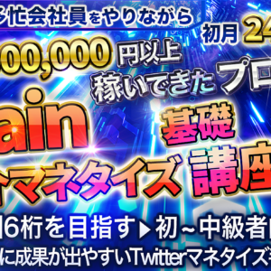 【実績者続出中】実績0でも稼ぎやすいTwitterマネタイズ手法【超豪華3大特典付き】　レビュー