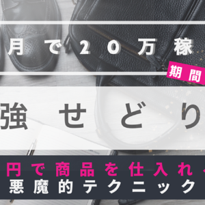 売り切れごとに値上げします】リスク0でお小遣い20万以上の最強せどり術を極秘公開！　レビュー