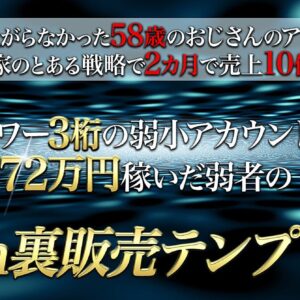 フォロワー3桁の弱小アカウントが月72万円稼いだ弱者のBrain裏販売テンプレート　レビュー