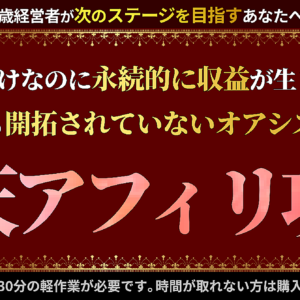 【放置で永続収入】ブログ×楽天アフィリエイト無双〜本当は教えたくない、ブルーオーシャン戦略【特典付き】　レビュー