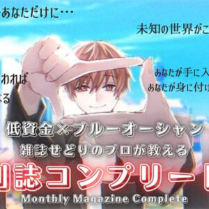 【売り切れ次第販売終了】低資金×ブルーオーシャン 雑誌せどりのプロが教える月刊誌コンプリート術　レビュー