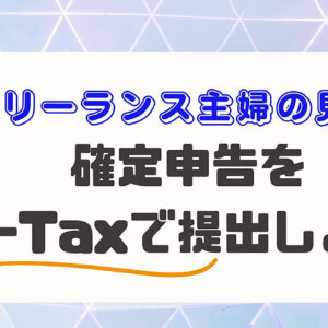 フリーランス主婦の見方～確定申告をe-Taxで提出～　レビュー