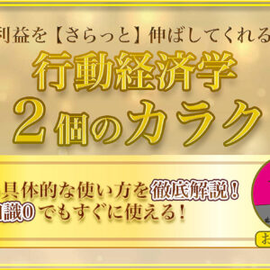【さらっと】利益が伸びてしまう行動経済学12個のカラクリ！あなたは使い分けできますか？　レビュー
