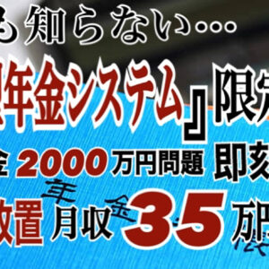 ※令和時代を生き抜くためのマスト戦略【独自に「年金」を生成する方法】　レビュー
