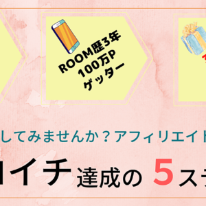 楽天ROOMしてみませんか？30秒で始めらるお手軽アフィリエイト　レビュー