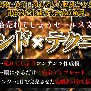 【マインド×テクニック】10倍売れてしまうセールス文章術　レビュー