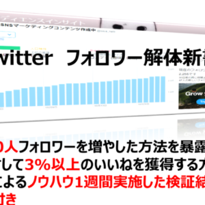 Twitterフォロワー解体新書　レビュー