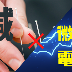 鍼＋微弱電流の基礎　レビュー